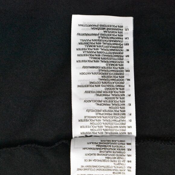 Adidas Women's Size 2XL Basic Short Sleeve Crop Black Solid Polyester Crew Neck - Picture 6 of 8